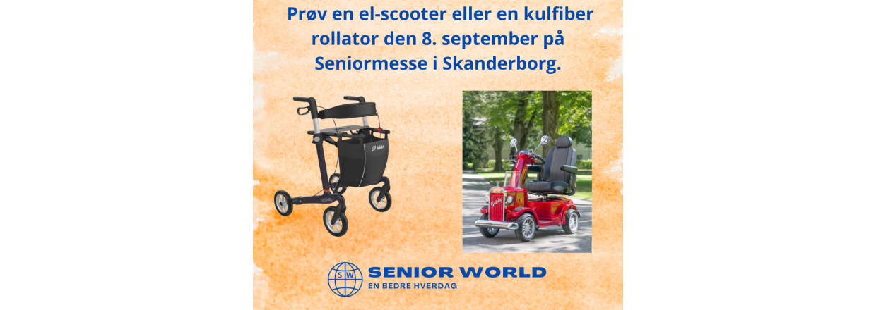 Senior World udstiller p Seniormessen i Skanderborg 8. september 2024