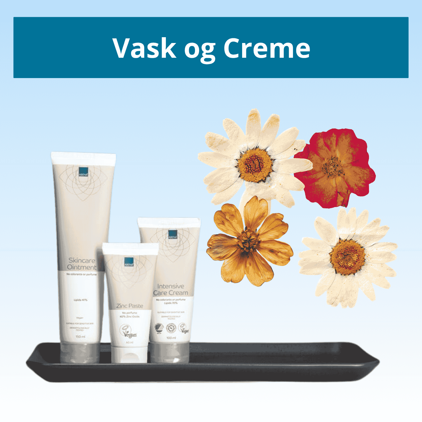 Vask og Creme