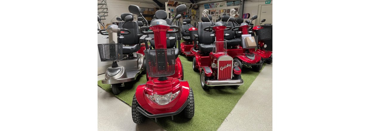 Rollator-rs og El-scooter-trk