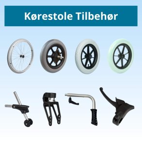 Alt tilbehr til manuelle krestole