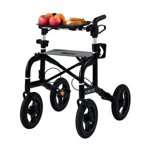 Rollator med lufthjul