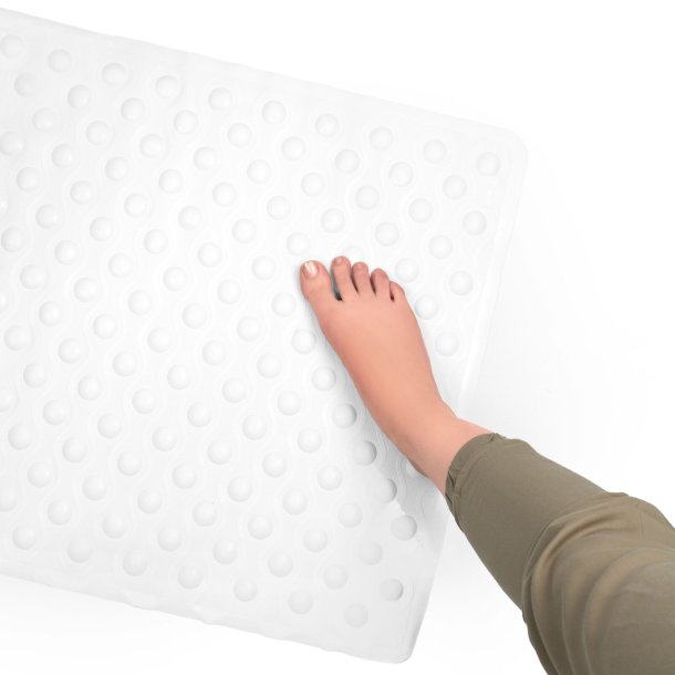 Bademtte Gummi med sugkopper 40*70 cm.