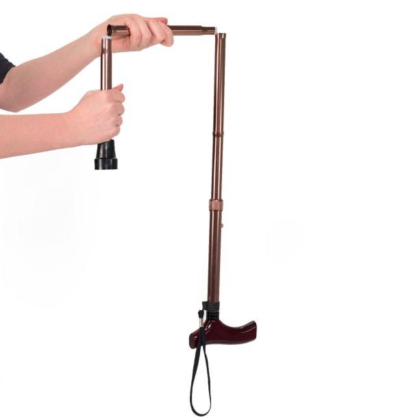 Foldbar Rejsestok Bronze