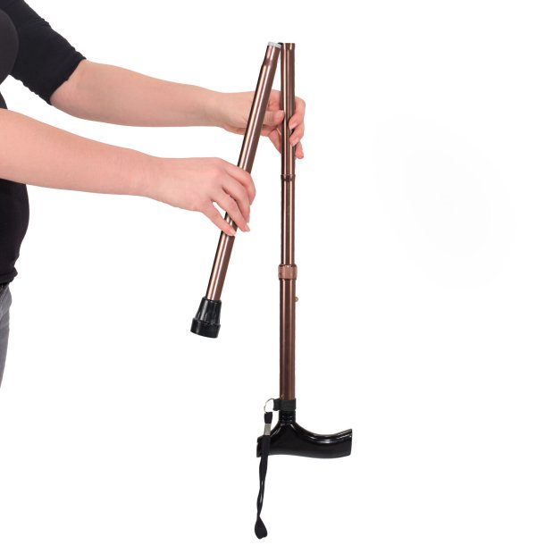 Foldbar Rejsestok Bronze