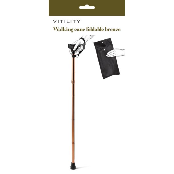 Foldbar Rejsestok Bronze