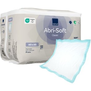 ABENA Abri-Soft Classic underlag, 60x60cm