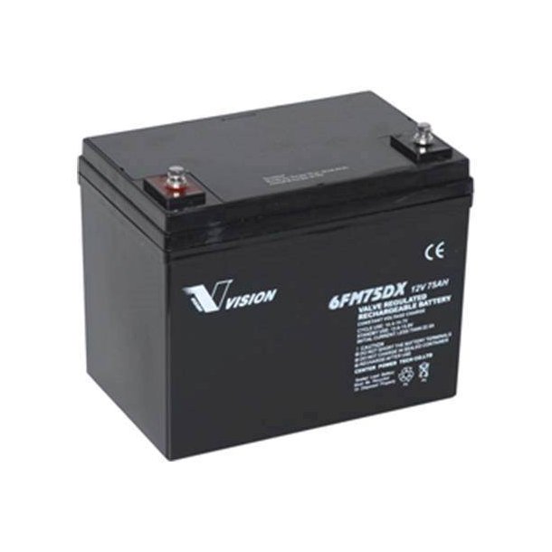 Batteri Vision 75 AH 12 Volt - AGM