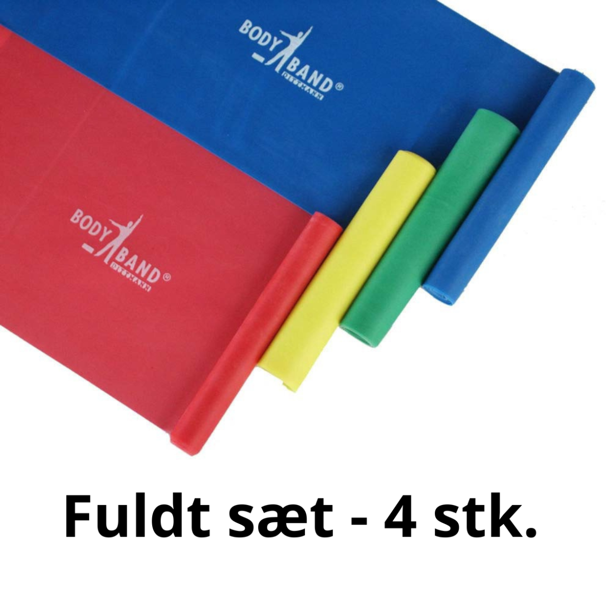 Body Band 250 x 14,5 cm. Fuld sæt 4 stk. - Elastikker - Senior World