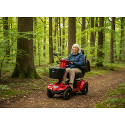 Go-EL 540 Bl� El-Scooter med s�devarme
