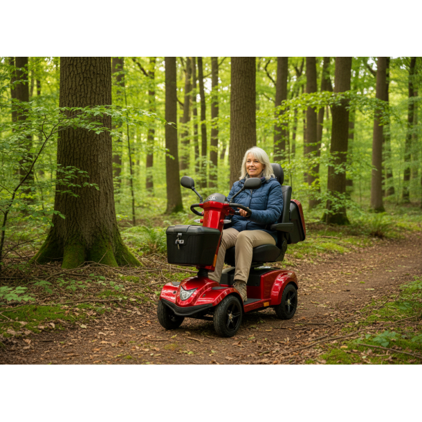 Go-EL 540 Bl� El-Scooter med s�devarme