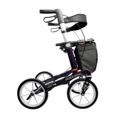Panda Royal Kulfiberrollator med store hjul