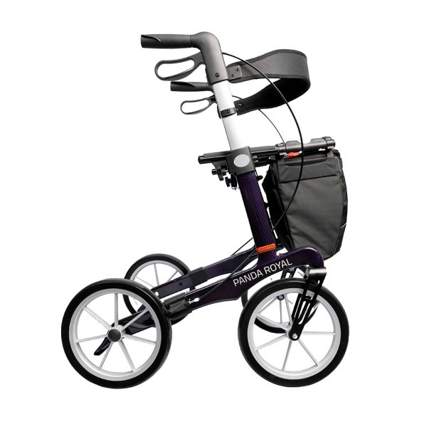 Panda Royal Kulfiberrollator med store hjul