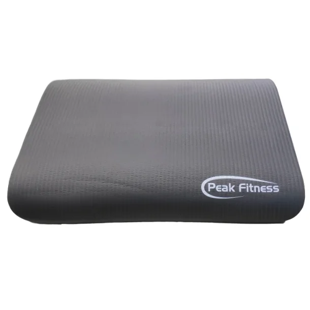 Peak Fitness Trningsmtte Sort 1,5 cm.
