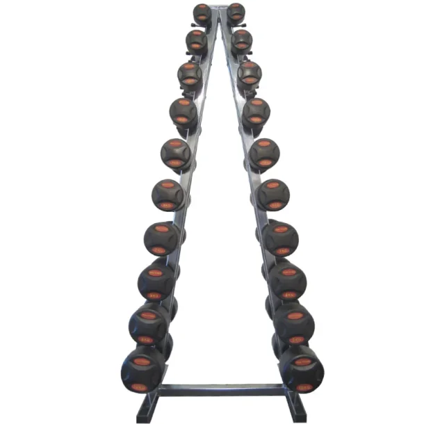 Peak Fitness 1-10 kg Hndvgte inkl. Chrome stativ