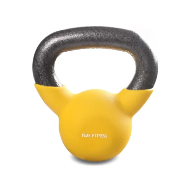 Peak Fitness Kettlebell 4 kg. Gul