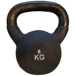 Peak Fitness Kettlebell 6 kg. Sort