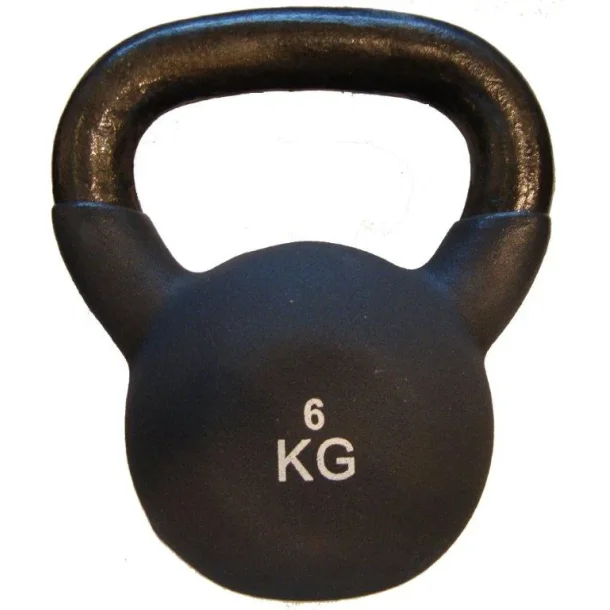 Peak Fitness Kettlebell 6 kg. Sort