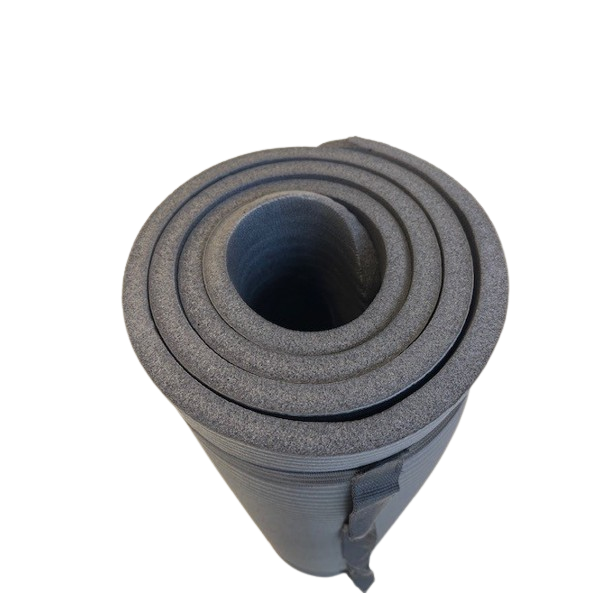 Trningsmtte Tyk Sort 1,3 cm. 