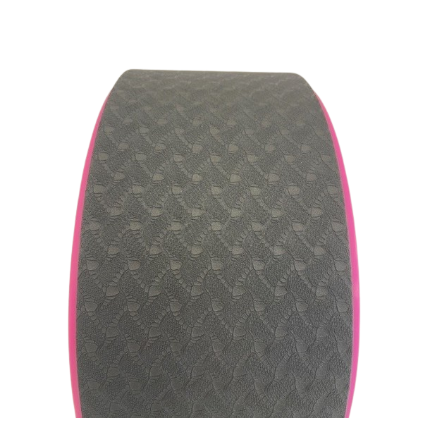 Yogaghjul Sort-Pink