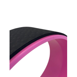 Yogaghjul Sort-Pink