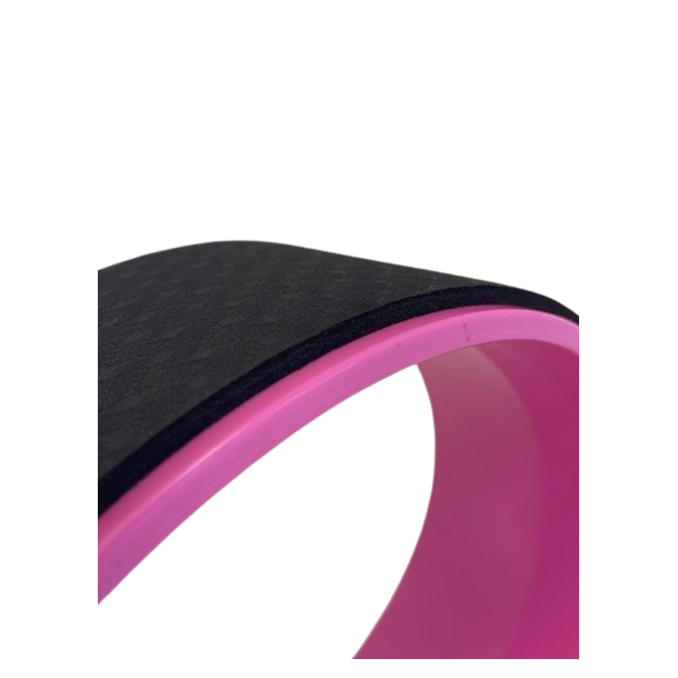 Yogaghjul Sort-Pink